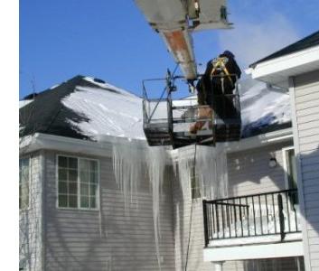 Snow and Ice Roof Damage